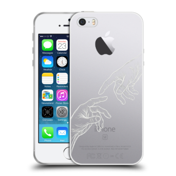Пластиковый чехол на Iphone SE с принтом Сотворение мира