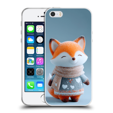 Пластиковый чехол на Iphone SE с принтом Лиса