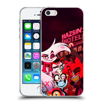 Пластиковый чехол на Iphone SE с принтом Hazbin Hotel Отель Хазбин Пластиковый чехол на Iphone SE с принтом Hazbin Hotel Отель Хазбин