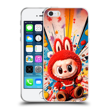 Пластиковый чехол на Iphone SE с принтом Labubu Лабубу Пластиковый чехол на Iphone SE с принтом Labubu Лабубу