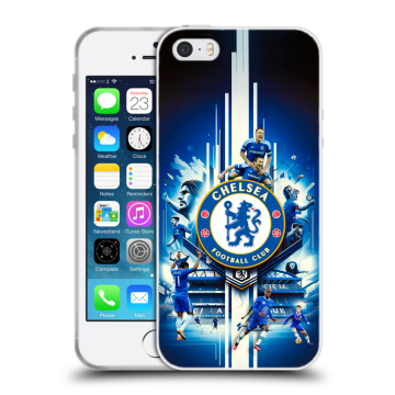 Пластиковый чехол на Iphone SE с принтом Chelsea Челси Пластиковый чехол на Iphone SE с принтом Chelsea Челси