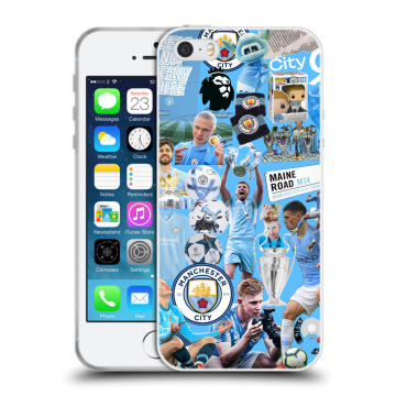Пластиковый чехол на Iphone SE с принтом Man City Манчестер Сити Пластиковый чехол на Iphone SE с принтом Man City Манчестер Сити