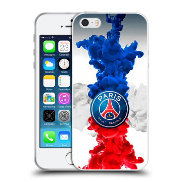 Пластиковый чехол на Iphone SE с принтом PSG ПСЖ Пластиковый чехол на Iphone SE с принтом PSG ПСЖ