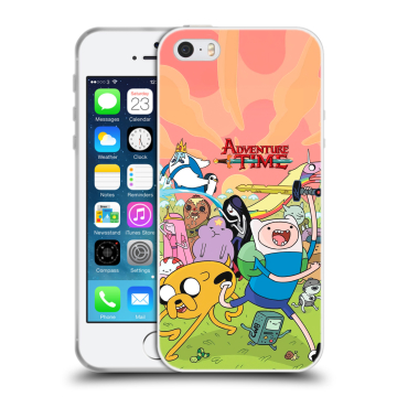 Пластиковый чехол на Iphone SE с принтом Adventure time Время приключений Пластиковый чехол на Iphone SE с принтом Adventure time Время приключений