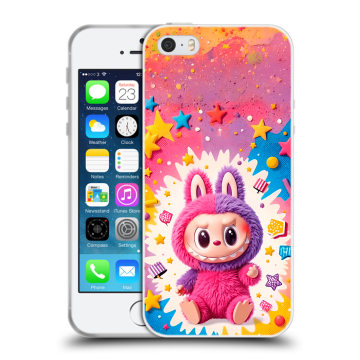 Пластиковый чехол на Iphone SE с принтом Labubu Лабубу Пластиковый чехол на Iphone SE с принтом Labubu Лабубу