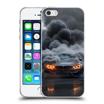 Пластиковый чехол на Iphone SE с принтом BMW БМВ Пластиковый чехол на Iphone SE с принтом BMW БМВ