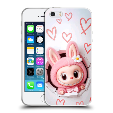 Пластиковый чехол на Iphone SE с принтом Labubu Лабубу Пластиковый чехол на Iphone SE с принтом Labubu Лабубу