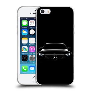 Пластиковый чехол на Iphone SE с принтом Mercedes Мерседес Пластиковый чехол на Iphone SE с принтом Mercedes Мерседес