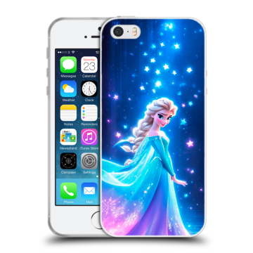 Пластиковый чехол на Iphone SE с принтом Холодное сердце Frozen Пластиковый чехол на Iphone SE с принтом Холодное сердце Frozen