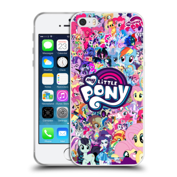 Пластиковый чехол на Iphone SE с принтом My little pony Дружба чудо Пластиковый чехол на Iphone SE с принтом My little pony Дружба чудо