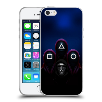 Пластиковый чехол на Iphone SE с принтом Игра Кальмара