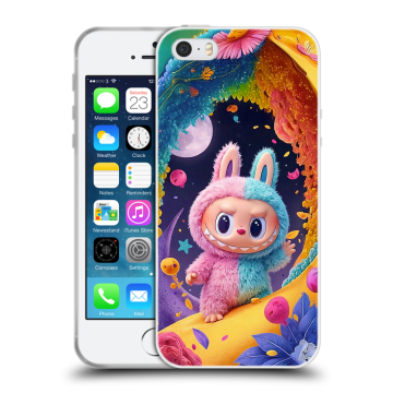 Пластиковый чехол на Iphone SE с принтом Labubu Лабубу Пластиковый чехол на Iphone SE с принтом Labubu Лабубу