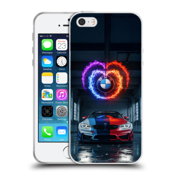 Пластиковый чехол на Iphone SE с принтом BMW БМВ Пластиковый чехол на Iphone SE с принтом BMW БМВ