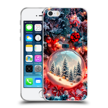 Пластиковый чехол на Iphone SE с принтом Новый год