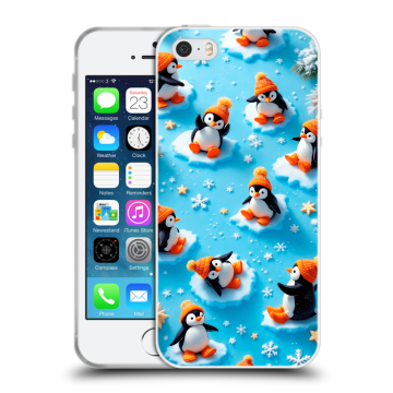 Пластиковый чехол на Iphone SE с принтом Новый год