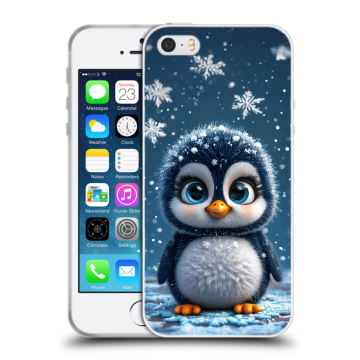 Пластиковый чехол на Iphone SE с принтом Новый год