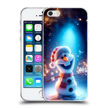 Пластиковый чехол на Iphone SE с принтом Новый год