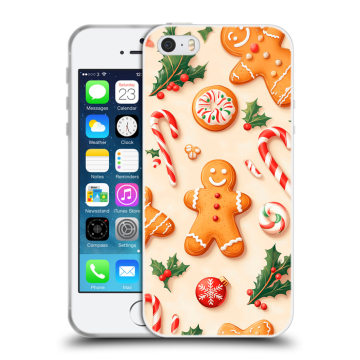 Пластиковый чехол на Iphone SE с принтом Новый год
