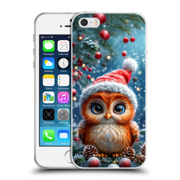 Пластиковый чехол на Iphone SE с принтом Новый год Пластиковый чехол на Iphone SE с принтом Новый год