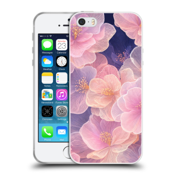 Пластиковый чехол на Iphone SE с принтом женский