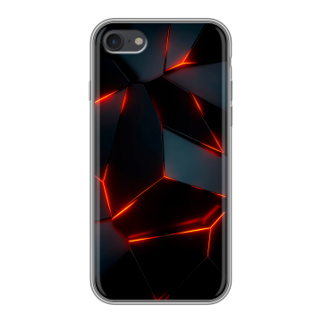 Силиконовый чехол на Apple iPhone 7 с принтом Яркие абстракции