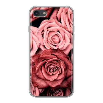 Силиконовый чехол на Apple iPhone 7 с принтом Цветы розы