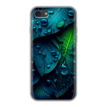 Силиконовый чехол на Apple iPhone 7 с принтом Листья