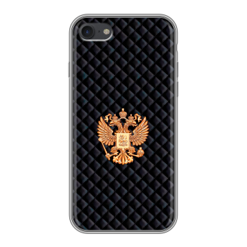 Силиконовый чехол на Iphone 7 с принтом Герб России принт Силиконовый чехол на Iphone 7 с принтом Герб России принт