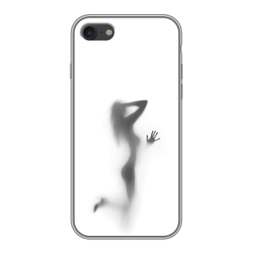 Силиконовый чехол на Iphone 7 с принтом Силуэт Силиконовый чехол на Iphone 7 с принтом Силуэт