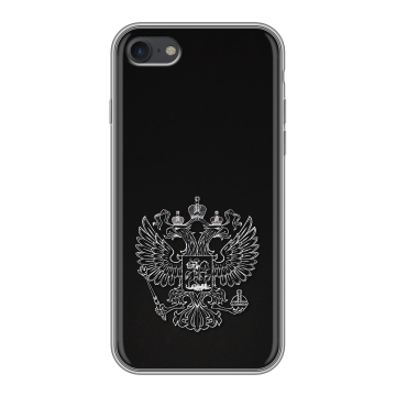 Силиконовый чехол на Iphone 7 с принтом Герб России Силиконовый чехол на Iphone 7 с принтом Герб России