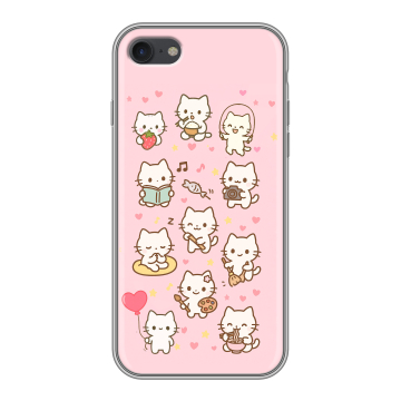 Силиконовый чехол на Iphone 7 с принтом Hello Kitty Хелоу Кити Силиконовый чехол на Iphone 7 с принтом Hello Kitty Хелоу Кити
