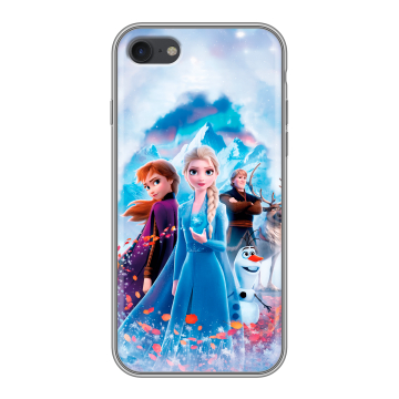 Силиконовый чехол на Iphone 7 с принтом Холодное сердце Frozen Силиконовый чехол на Iphone 7 с принтом Холодное сердце Frozen