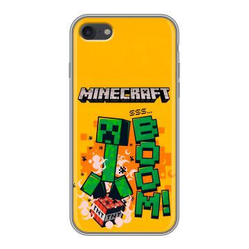 Силиконовый чехол на Iphone 7 с принтом Майнкрафт Minecraft Силиконовый чехол на Iphone 7 с принтом Майнкрафт Minecraft