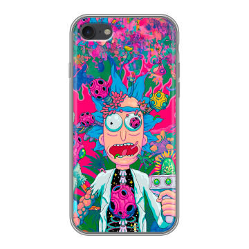 Силиконовый чехол на Iphone 7 с принтом Рик и Морти Rick Morty Силиконовый чехол на Iphone 7 с принтом Рик и Морти Rick Morty