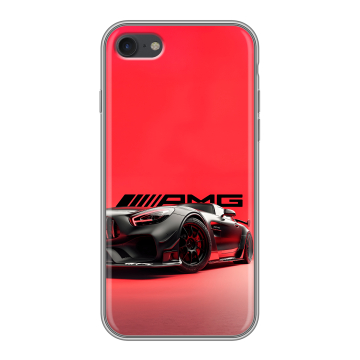 Силиконовый чехол на Iphone 7 с принтом Мерседес Mercedes AMG Силиконовый чехол на Iphone 7 с принтом Мерседес Mercedes AMG