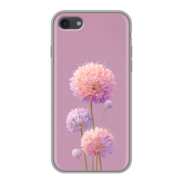 Силиконовый чехол на Iphone 7 с принтом Цветы