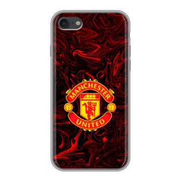 Силиконовый чехол на Iphone 7 с принтом Manchester United Силиконовый чехол на Iphone 7 с принтом Manchester United