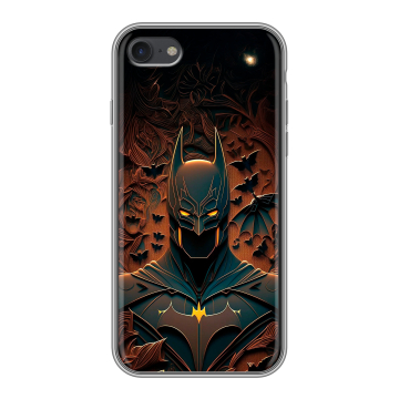 Силиконовый чехол на Iphone 7 с принтом Batman Бэтмен Силиконовый чехол на Iphone 7 с принтом Batman Бэтмен