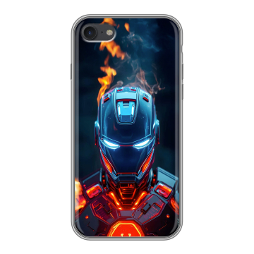 Силиконовый чехол на Iphone 7 с принтом IronMan Железный человек Силиконовый чехол на Iphone 7 с принтом IronMan Железный человек