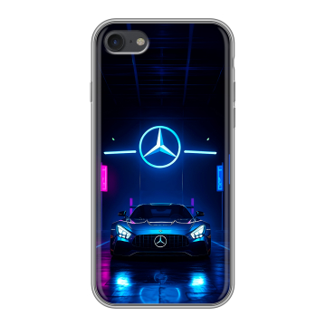Силиконовый чехол на Iphone 7 с принтом Mercedes Мерседес Силиконовый чехол на Iphone 7 с принтом Mercedes Мерседес