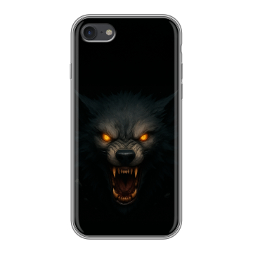 Силиконовый чехол на Iphone 7 с принтом Волк Силиконовый чехол на Iphone 7 с принтом Волк