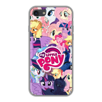 Силиконовый чехол на Iphone 7 с принтом My little pony Дружба чудо Силиконовый чехол на Iphone 7 с принтом My little pony Дружба чудо