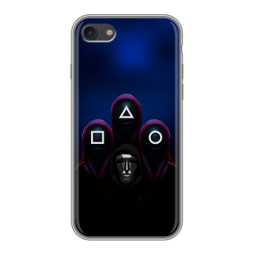 Силиконовый чехол на Iphone 7 с принтом Игра Кальмара Силиконовый чехол на Iphone 7 с принтом Игра Кальмара