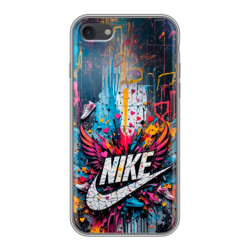 Силиконовый чехол на Iphone 7 с принтом Nike Найк Силиконовый чехол на Iphone 7 с принтом Nike Найк