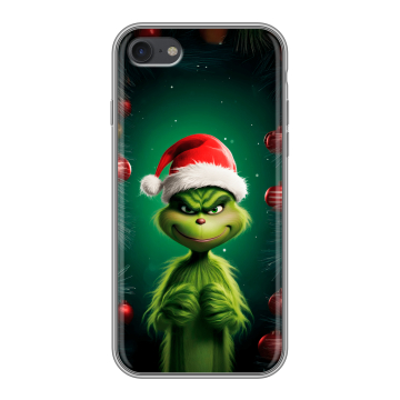 Силиконовый чехол на Iphone 7 с принтом Гринч Новый год Рождество Силиконовый чехол на Iphone 7 с принтом Гринч Новый год Рождество