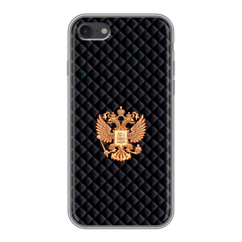 Силиконовый чехол на Iphone 7 с принтом Герб России принт Силиконовый чехол на Iphone 7 с принтом Герб России принт