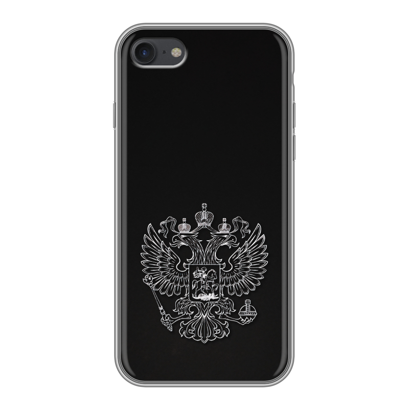 Силиконовый чехол на Iphone 7 с принтом Герб России Силиконовый чехол на Iphone 7 с принтом Герб России