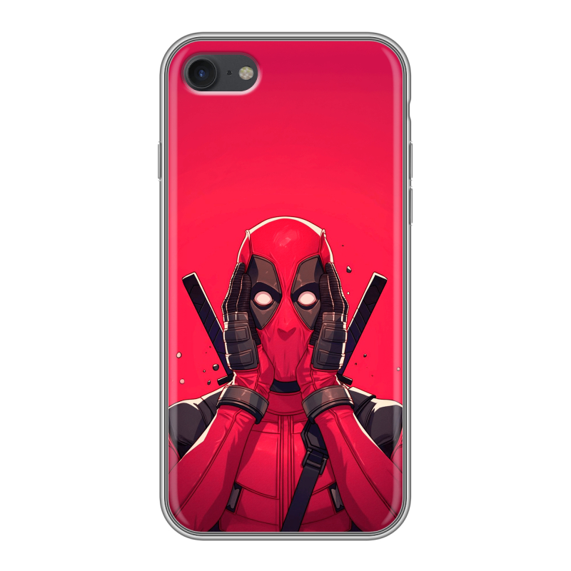 Силиконовый чехол на Iphone 7 с принтом Дедпул Deadpool Силиконовый чехол на Iphone 7 с принтом Дедпул Deadpool