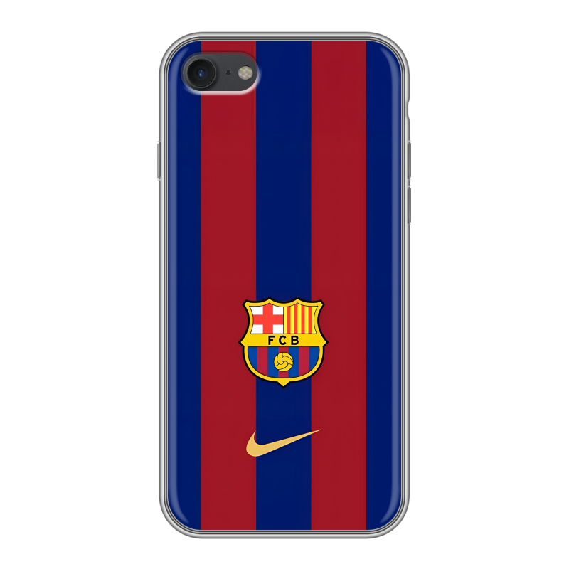 Силиконовый противоударный чехол на Iphone 7 с принтом Барселона Barcelona Силиконовый противоударный чехол на Iphone 7 с принтом Барселона Barcelona