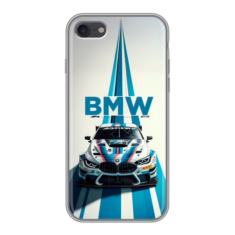 Силиконовый чехол на Iphone 7 с принтом БМВ BMW Силиконовый чехол на Iphone 7 с принтом БМВ BMW